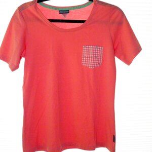 🎈3 for $10 EUC Columbia Sportswear Co. size S pink with patchwork pocket